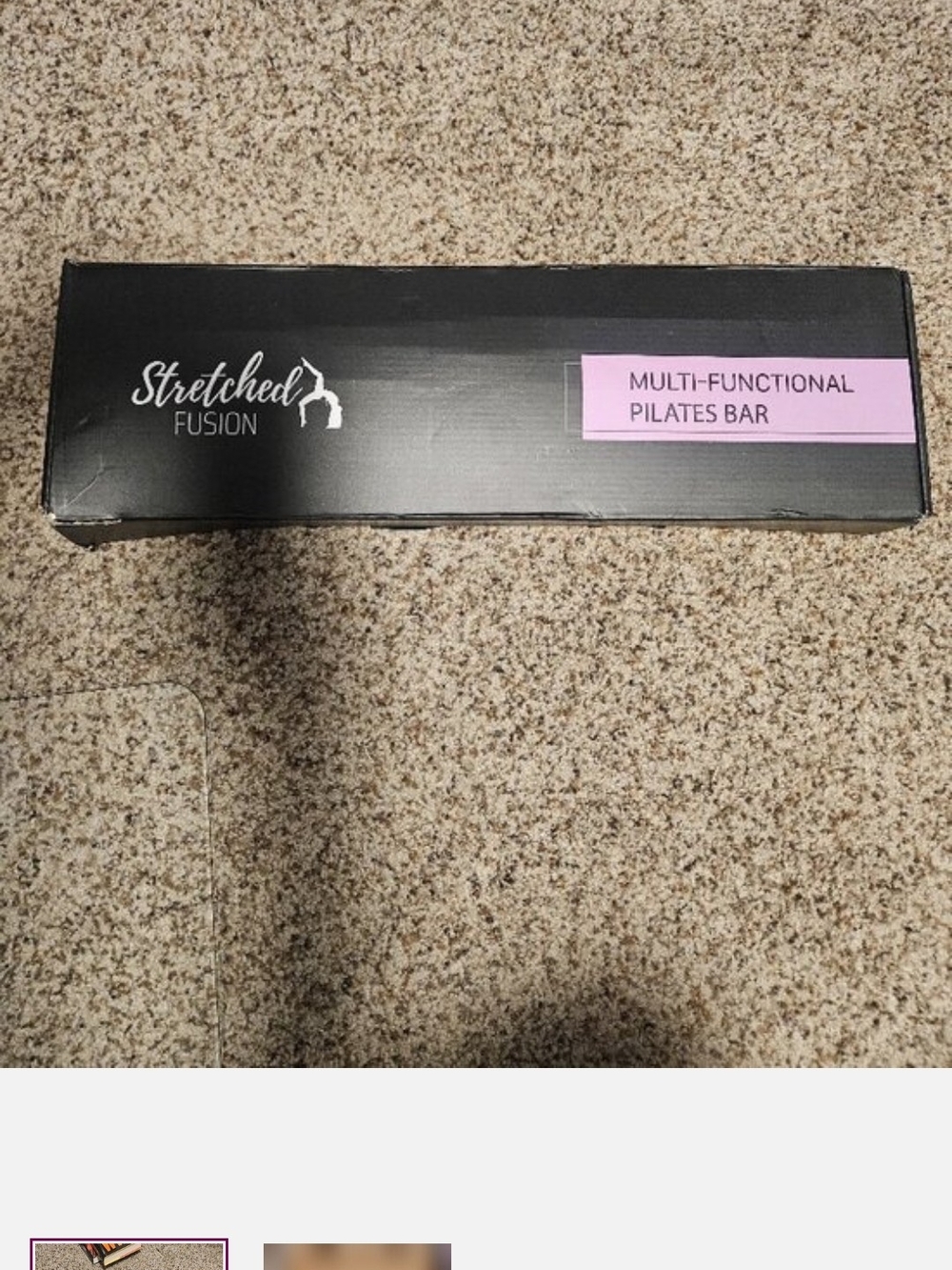 Multi-Functional Pilates Bar - Black with Pink Accent